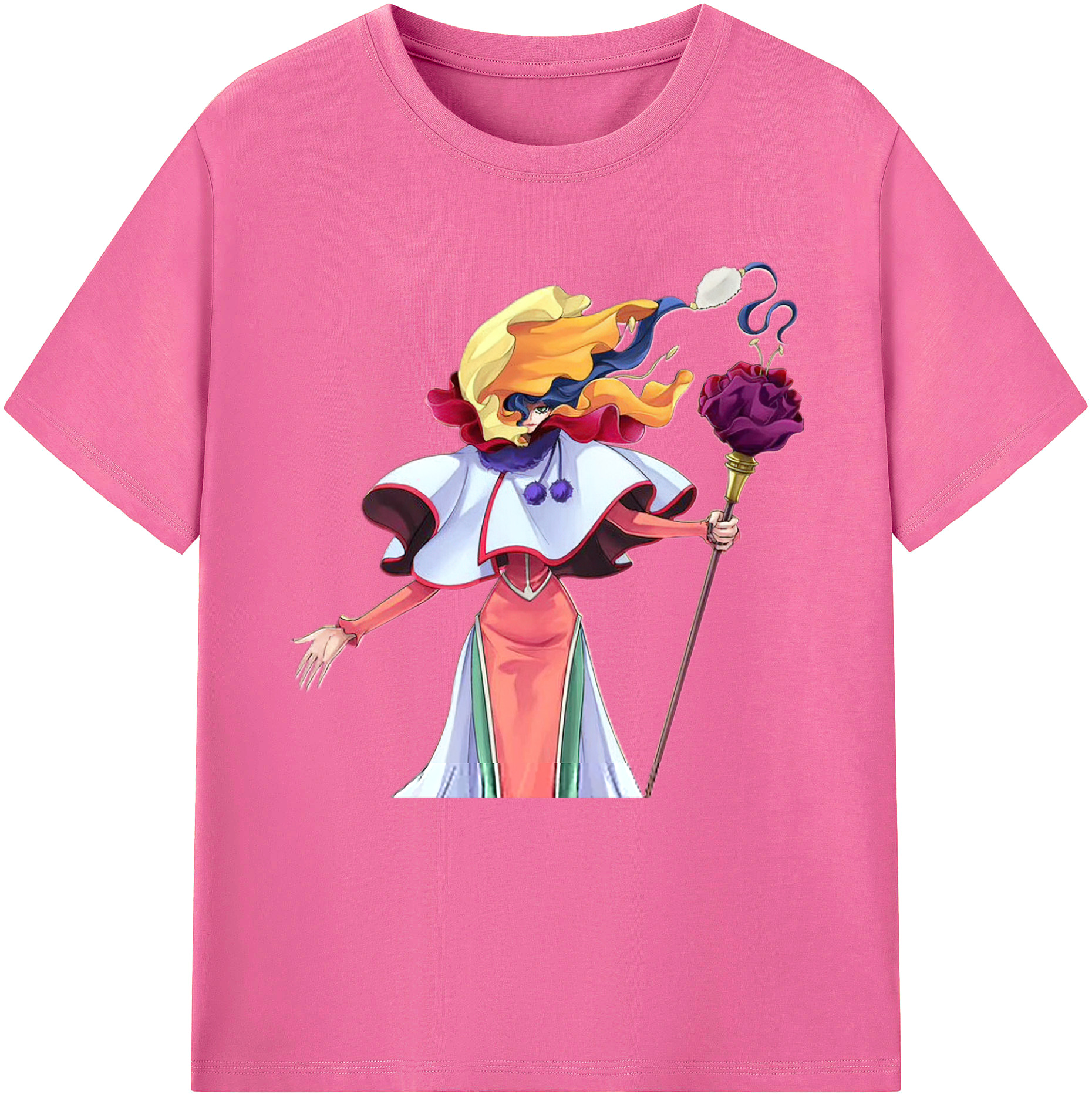 （画像用） 遊☆戯☆王 Yu-Gi-Oh! レディースカジュアルプリントTシャツ（綿100％）